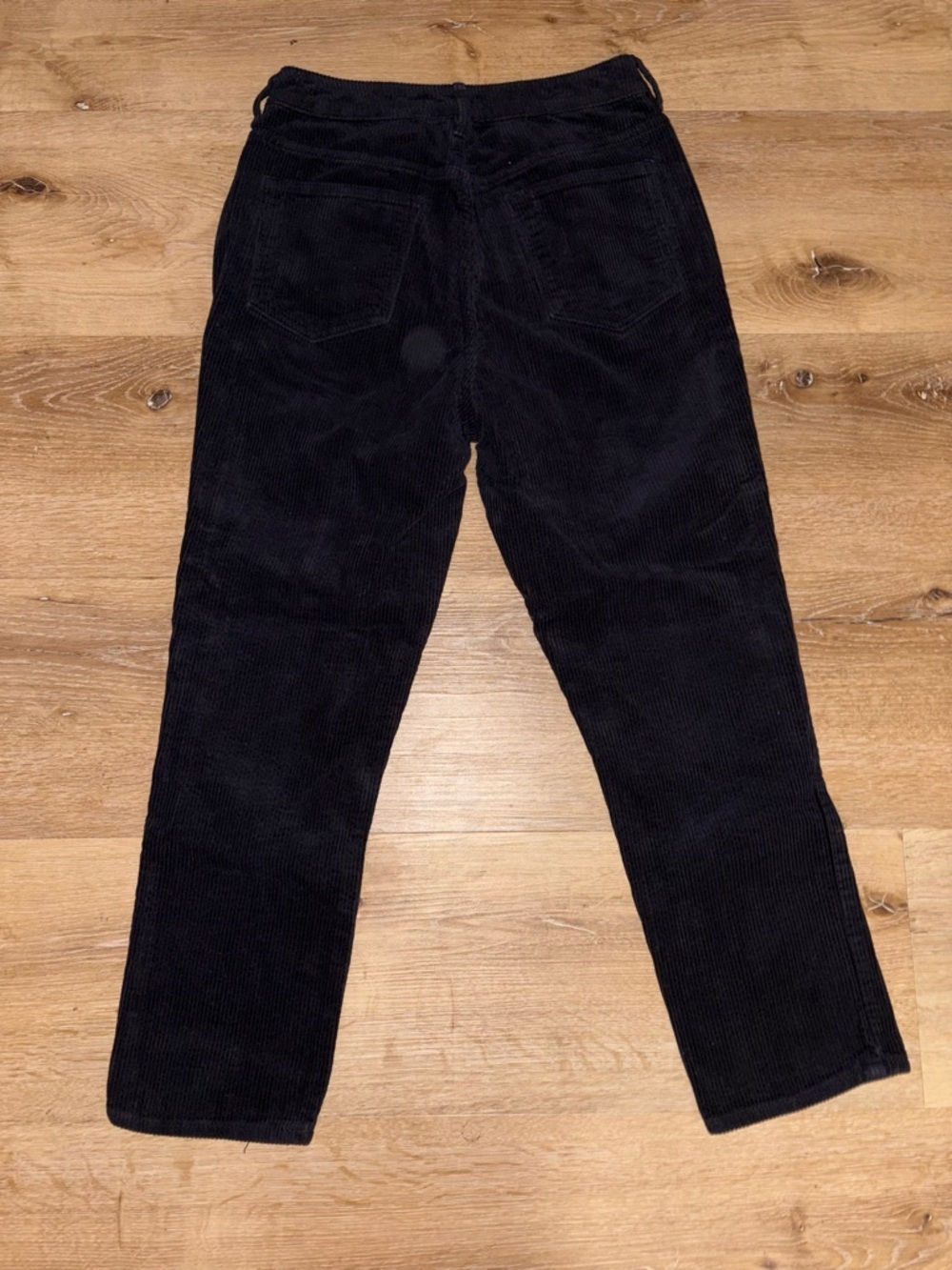 90s, PacSun Women’s Black Corduroy Mom Pants Size 28 Everyday, baggy, Goth - Picture 4 of 12